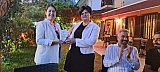 Musa İkizoğlu ve T&uuml;rkan Gezer'in Plaket Etkinliği
